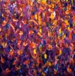 Oil Painting Field of Flowers