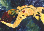 Painting sleeping beauty